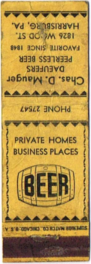 Daeufer's Peerless Beer