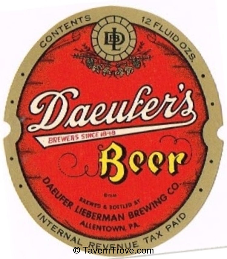 Daeufer's  Beer