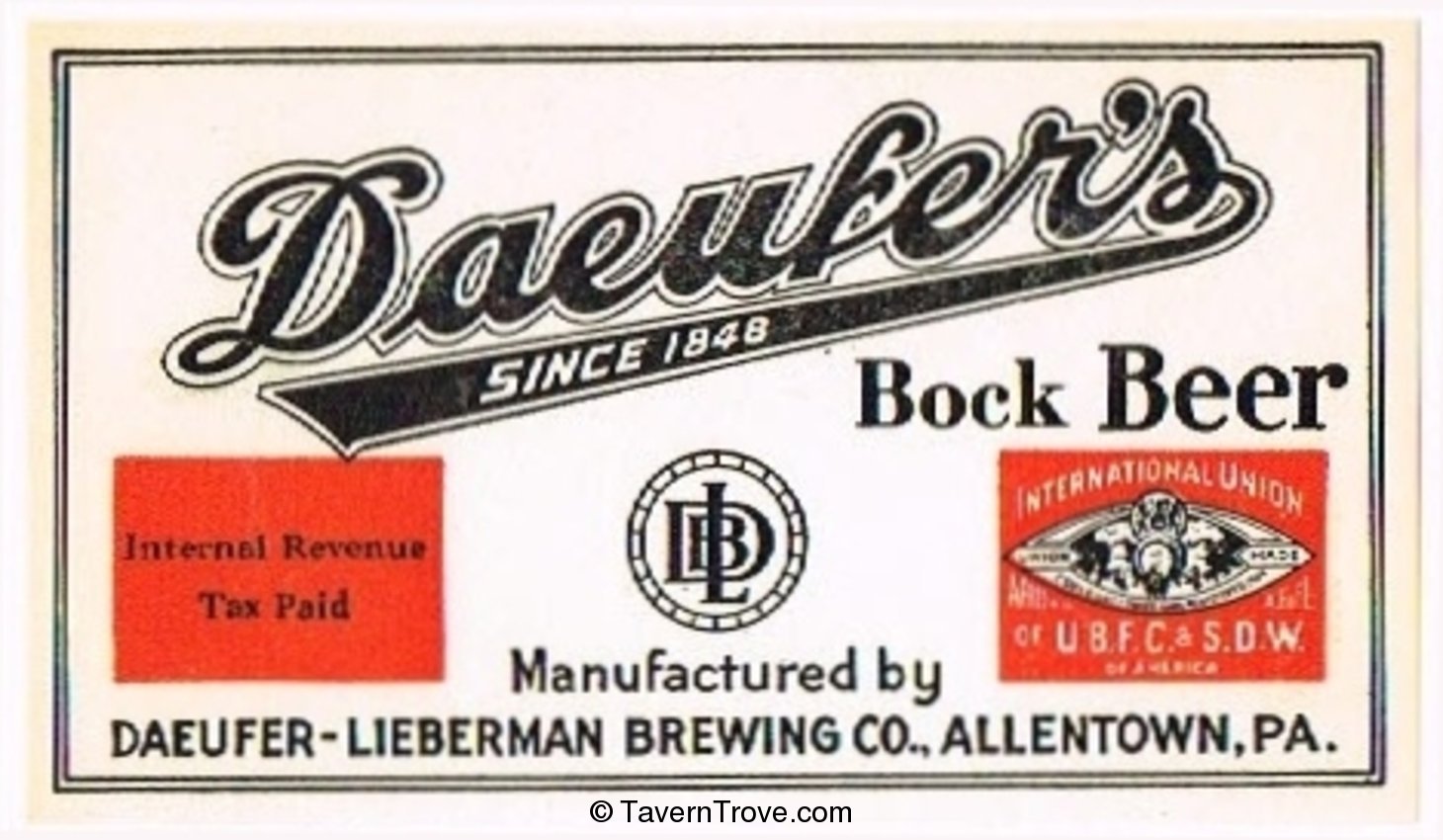 Daeufer's Bock Beer