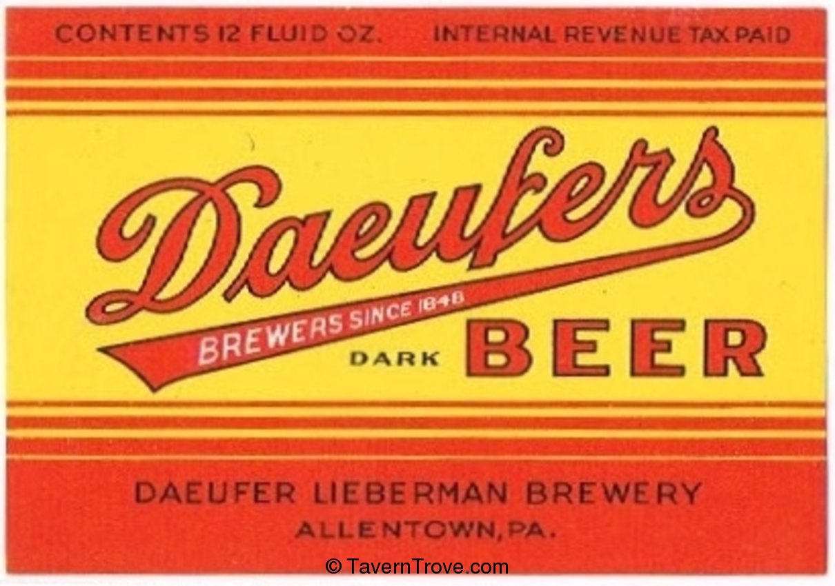 Daeufers Dark  Beer