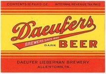 Daeufers Dark  Beer