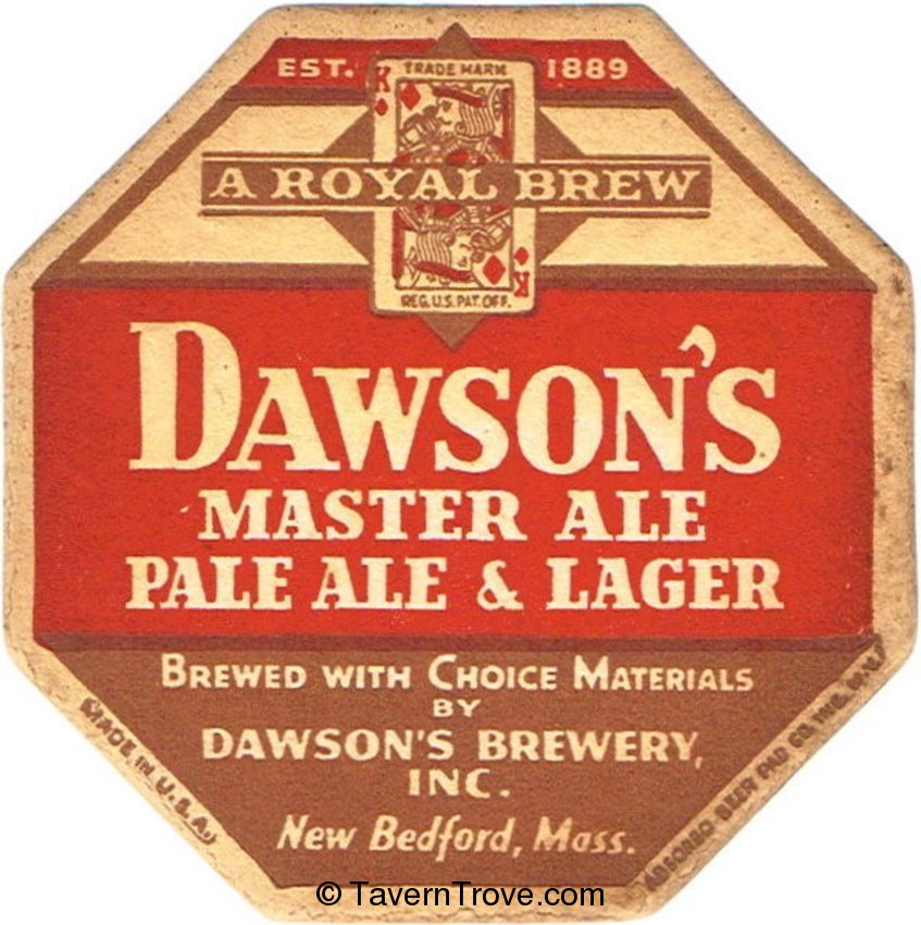 Dawson's Master Ale/Pale Ale & Lager Beer