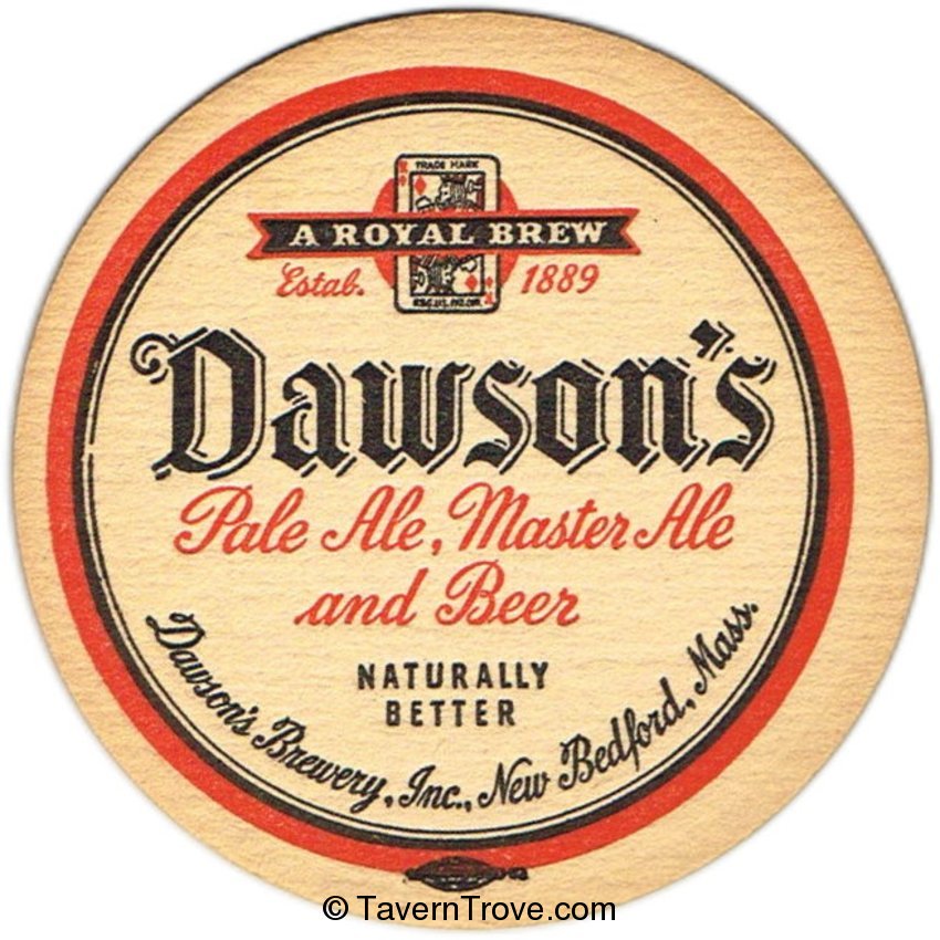 Dawson's Pale Ale, Master Ale & Beer