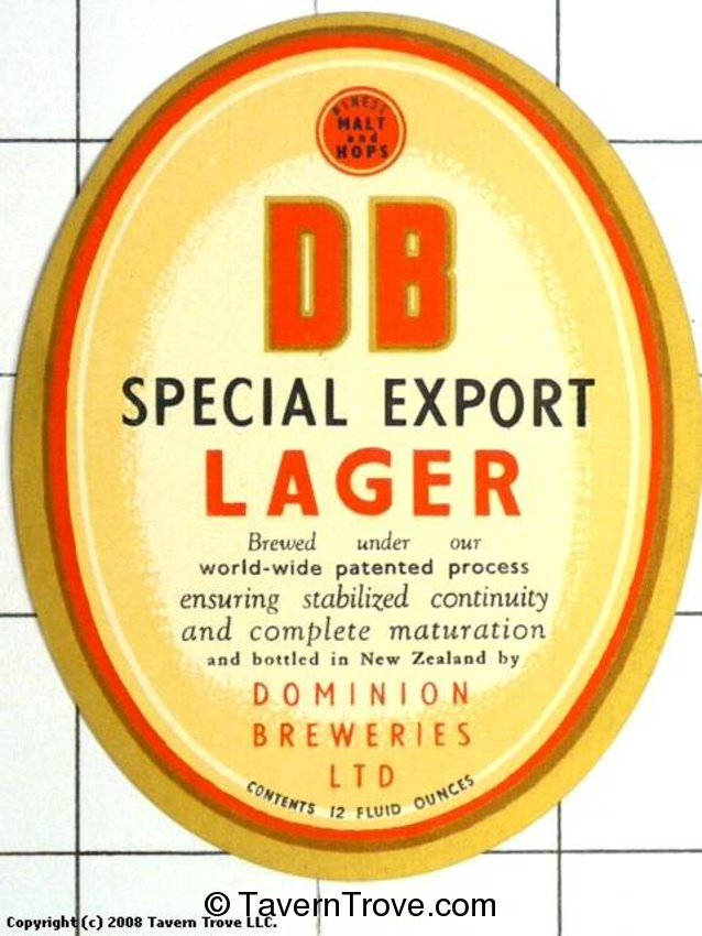DB Special Export Lager