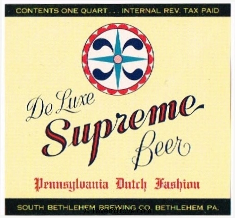 De Luxe Supreme Beer