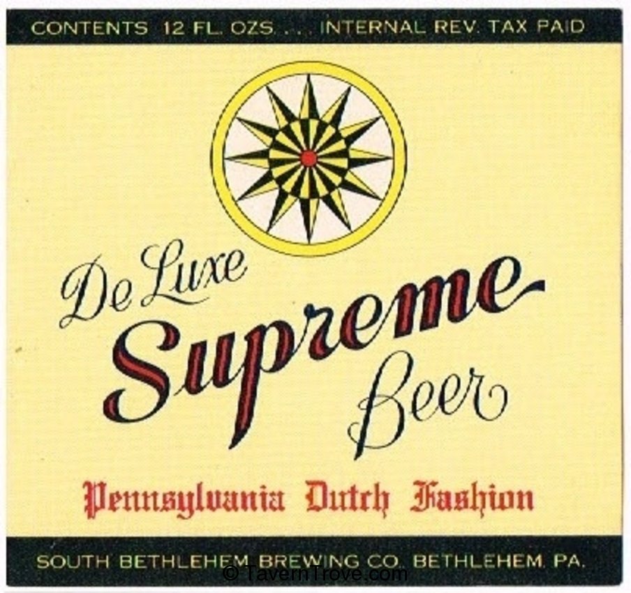 De Luxe Supreme Beer