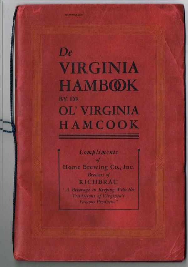 De Virginia Hambook Richbrau Beer