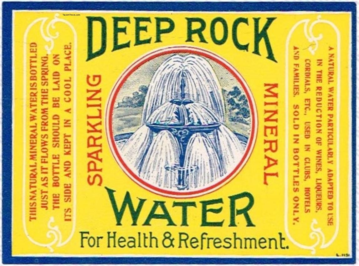 Deep Rock Mineral Water (Athens Georgia?)