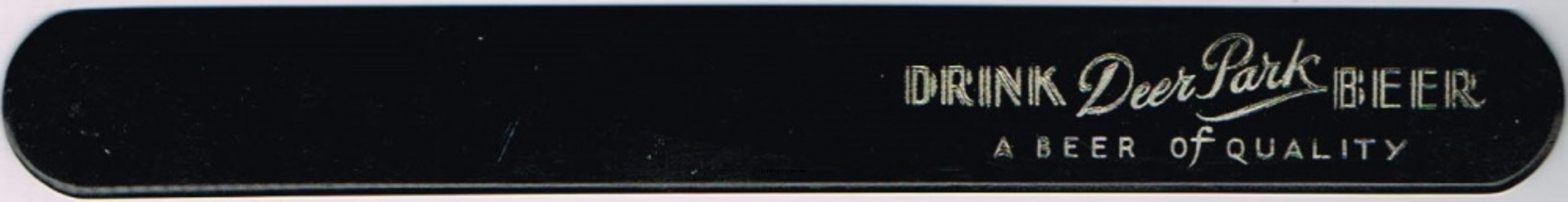 Item 87986 1934 Deer Park Beer Foam Scraper