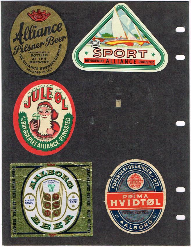 Denmark Brewery Beer Alliance Urban Holdbart lot of FIVE