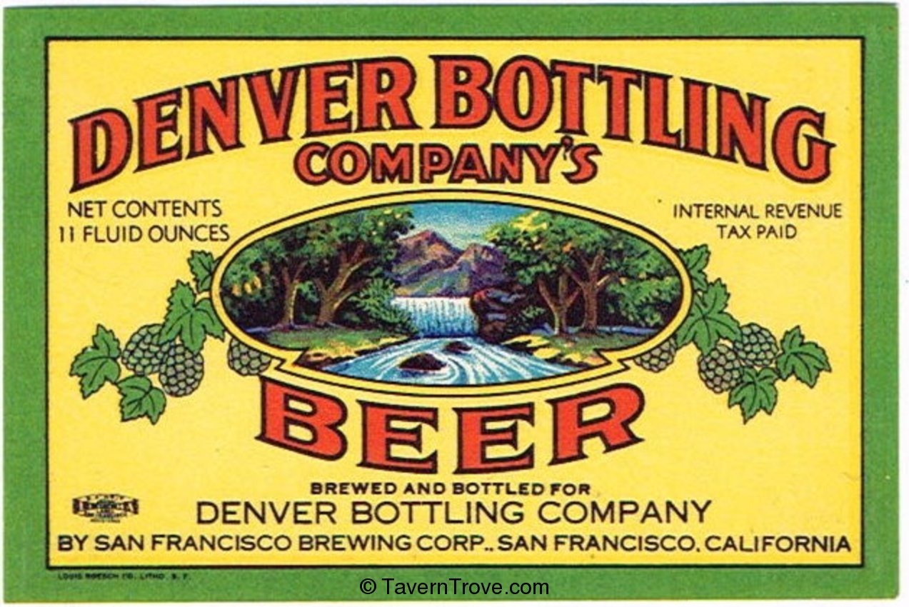 Denver Bottling Company's Beer