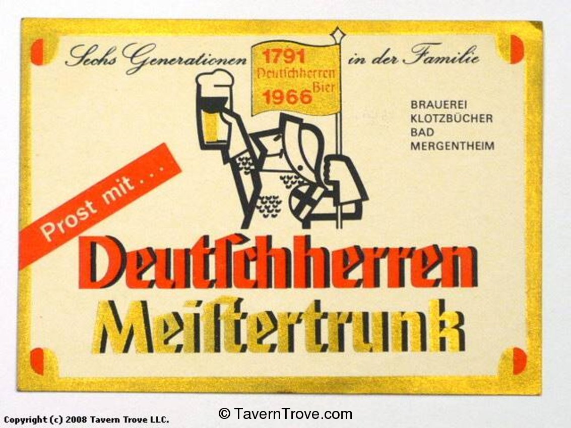 Deutschherren Meistertrunk