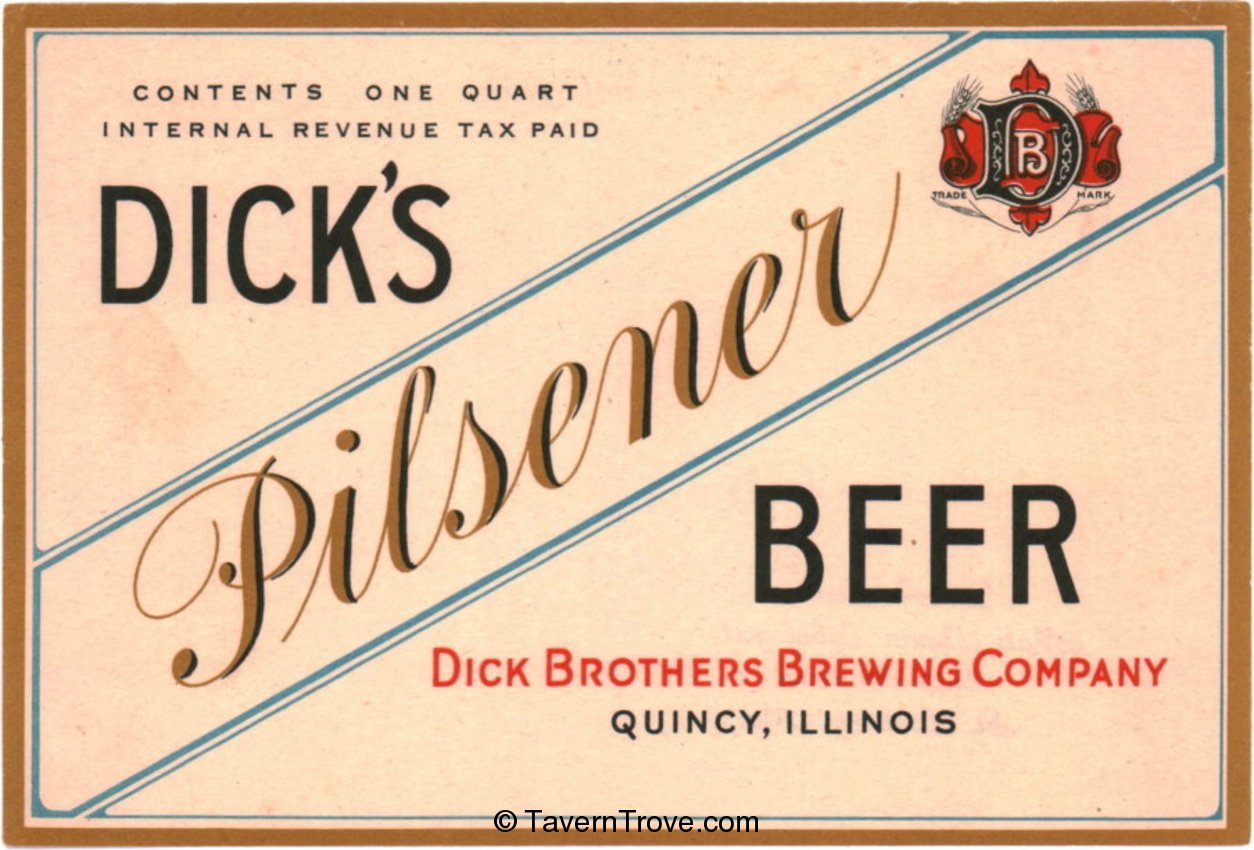 Dick's Pilsener Beer