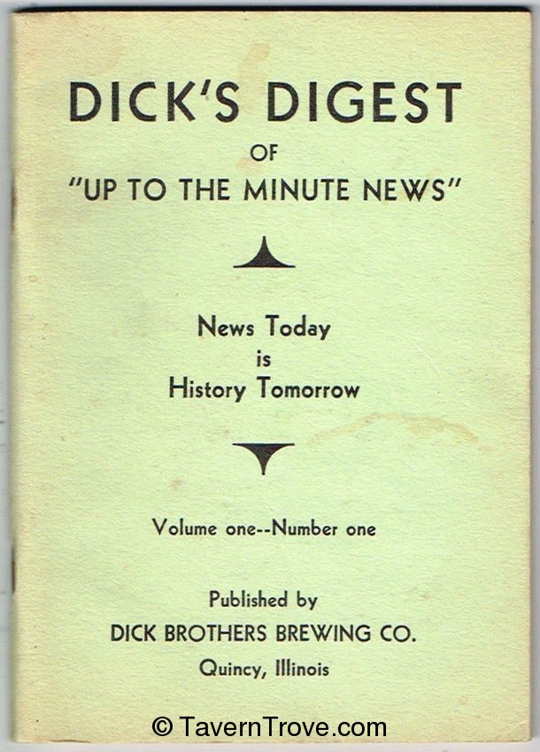 Dick's Digest V1 #1