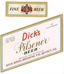 Dick's Pilsener Beer