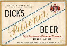 Dick's Pilsener Beer
