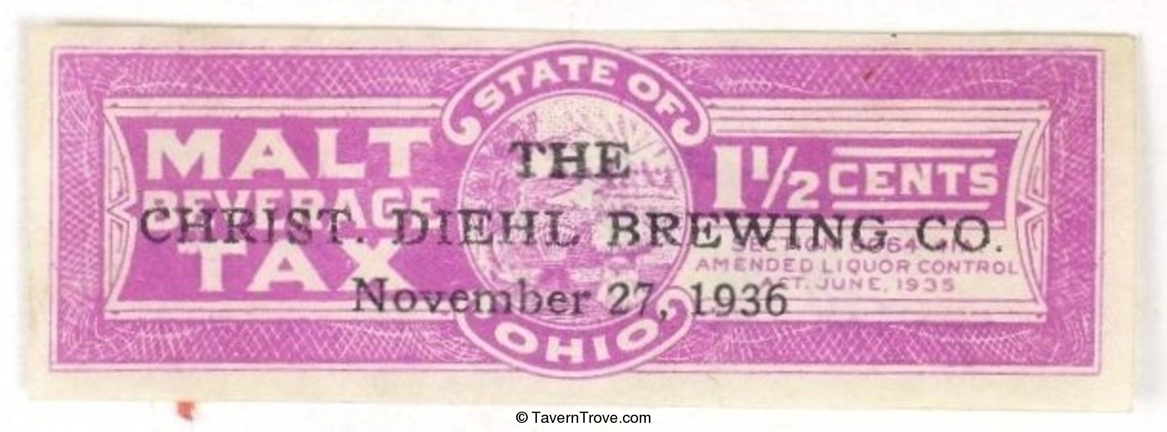 Diehl Brewing Co. Ohio Tax