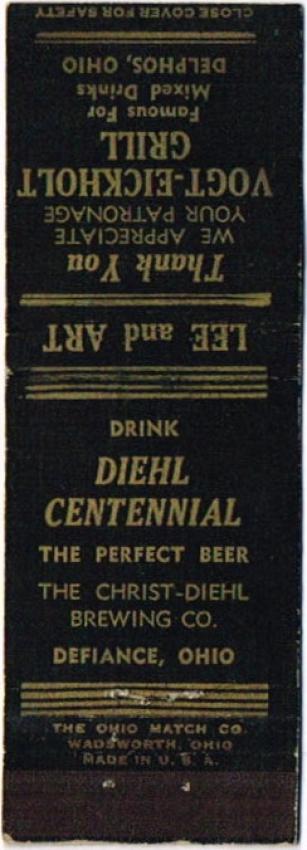 Diehl Centennial Beer