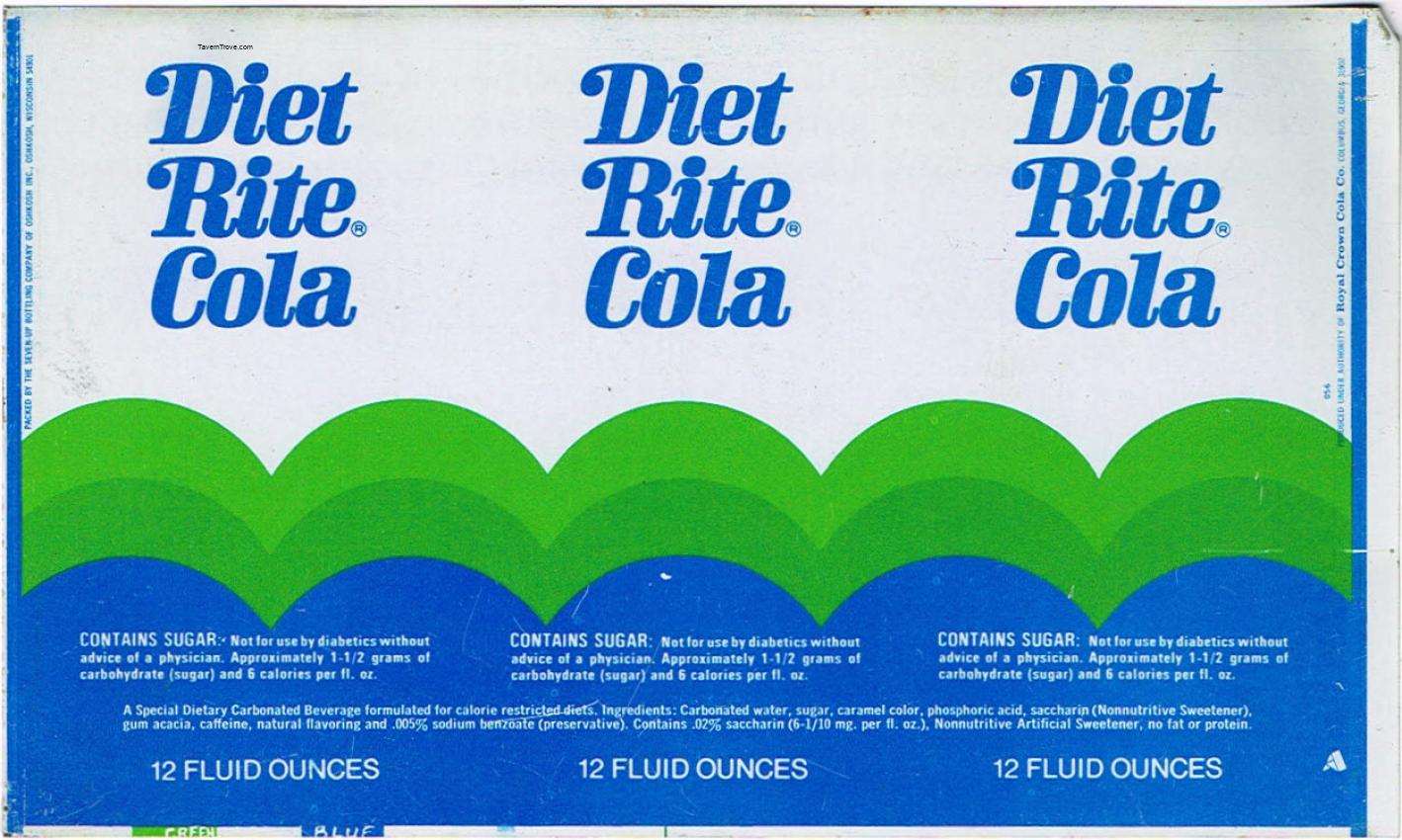 Diet Rite Cola (sheet)