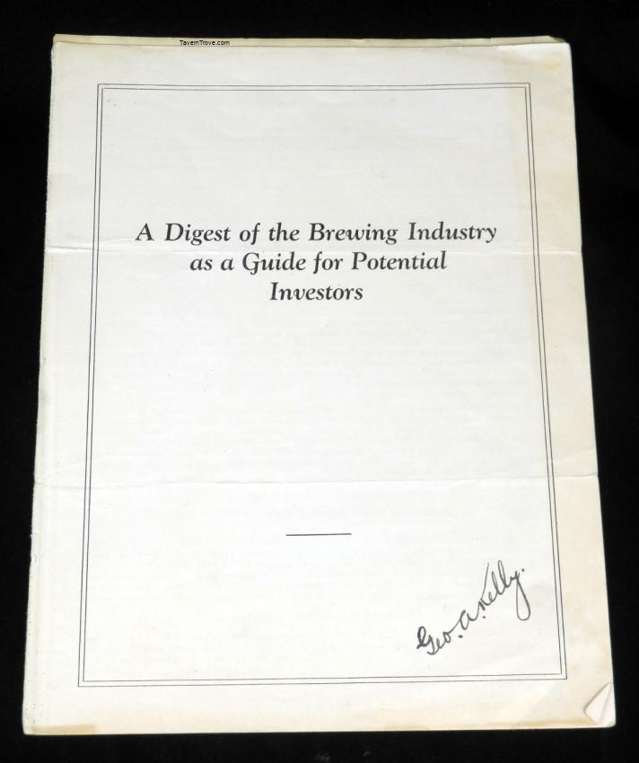 Digest of the Brewing Industry For Potential Investors