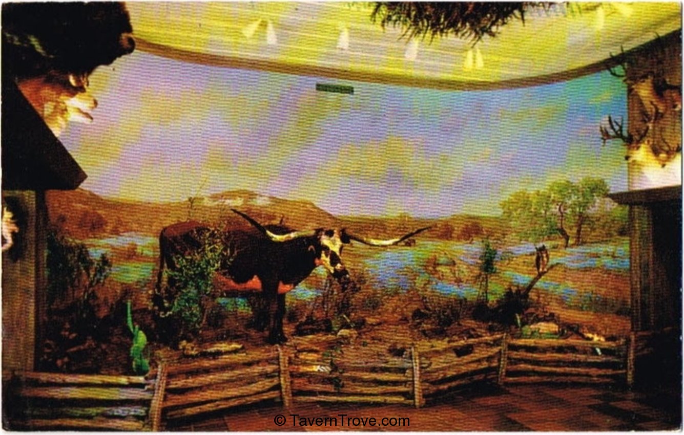 Lone Star Brewery Hall of Horns Diorama