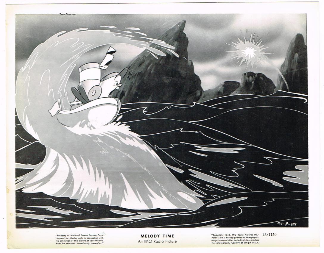 Disney MELODY TIME Little Toot Sees a Flare 8x10 8x10 Press Movie Photo