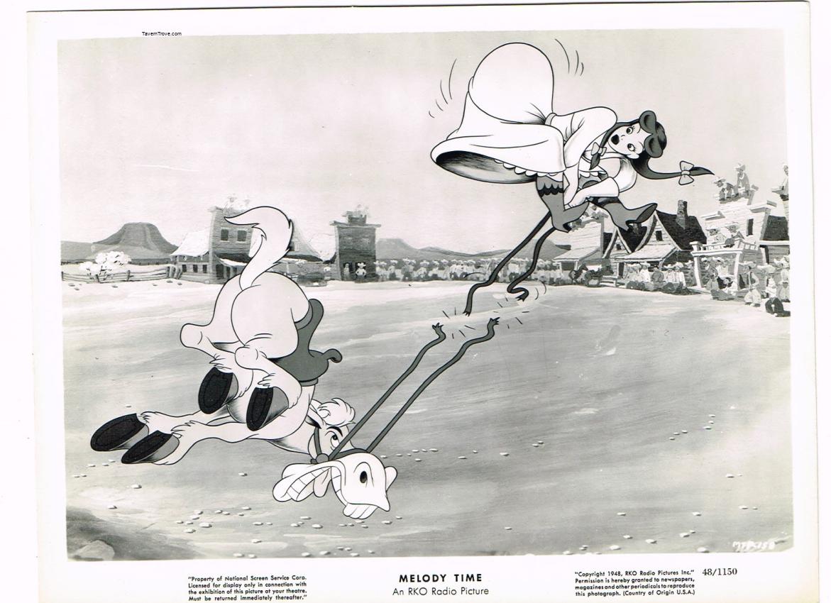 Disney MELODY TIME Widowmaker Launches Slue-foot Sue Into Space 8x10 Press Movie Photo