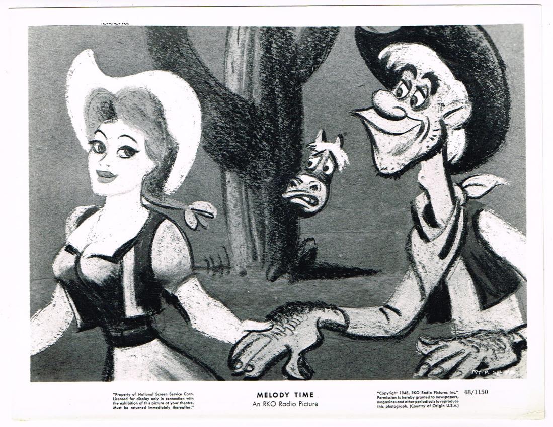 Disney MELODY TIME Widowmaker is Worried 8x10 (Model Sheet) 8x10 Press Movie Photo
