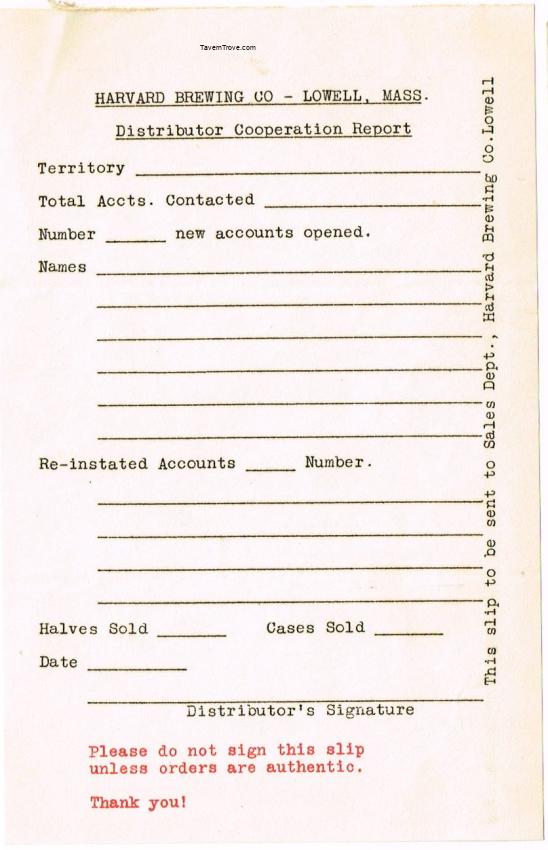 Distributor Cooperation Report