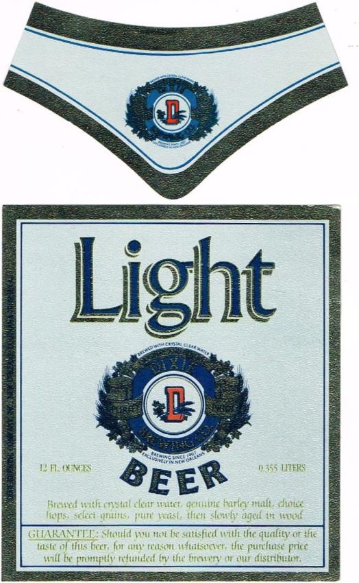 Dixie Light Beer