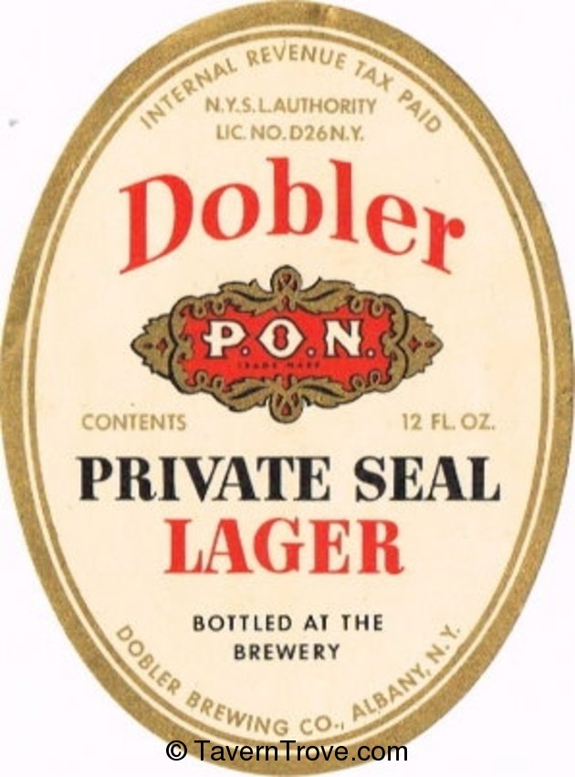 Dobler Private Seal Lager Beer 