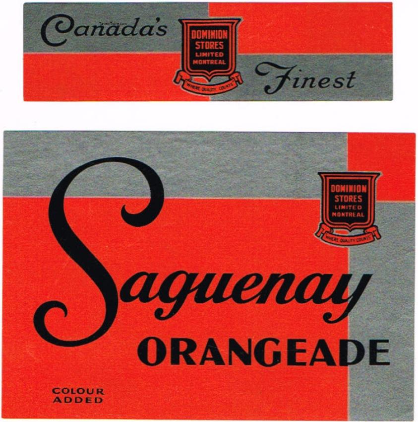 Doninion Stores Saguenay Orangeade Montreal Canada