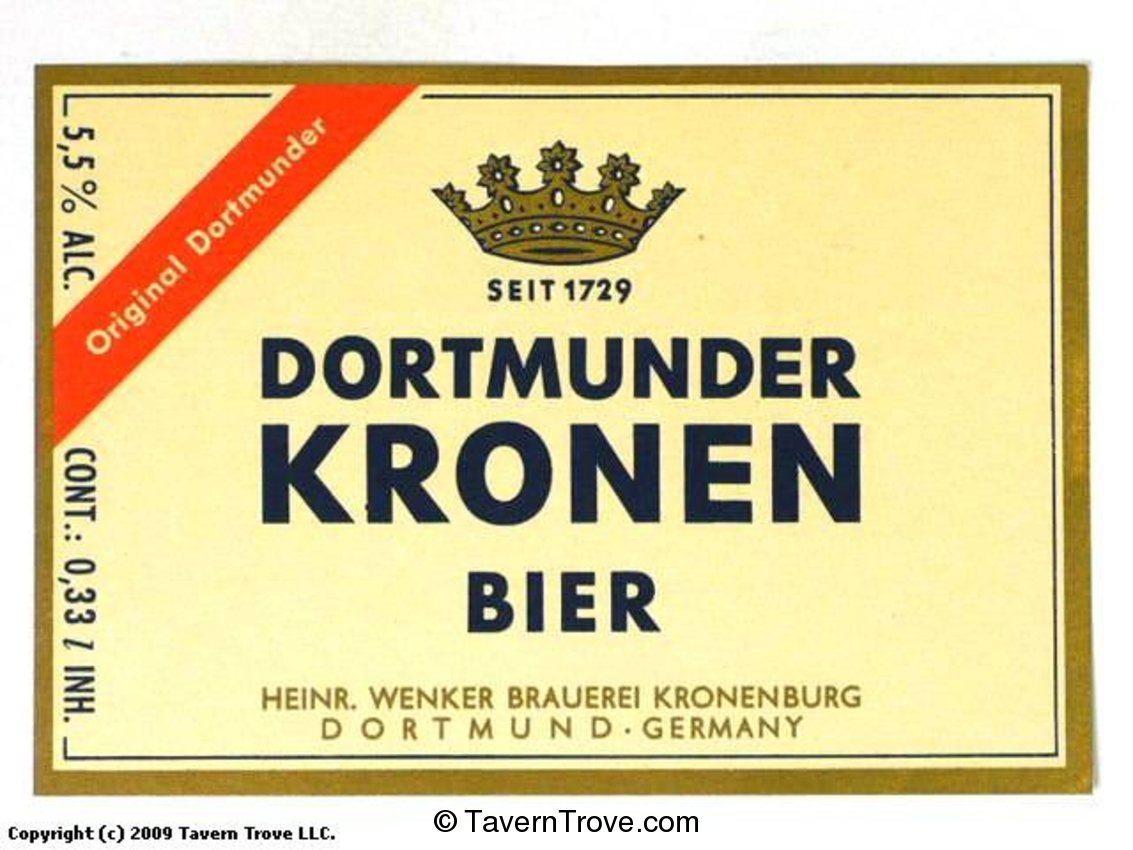 Dortmunder Kronen Bier