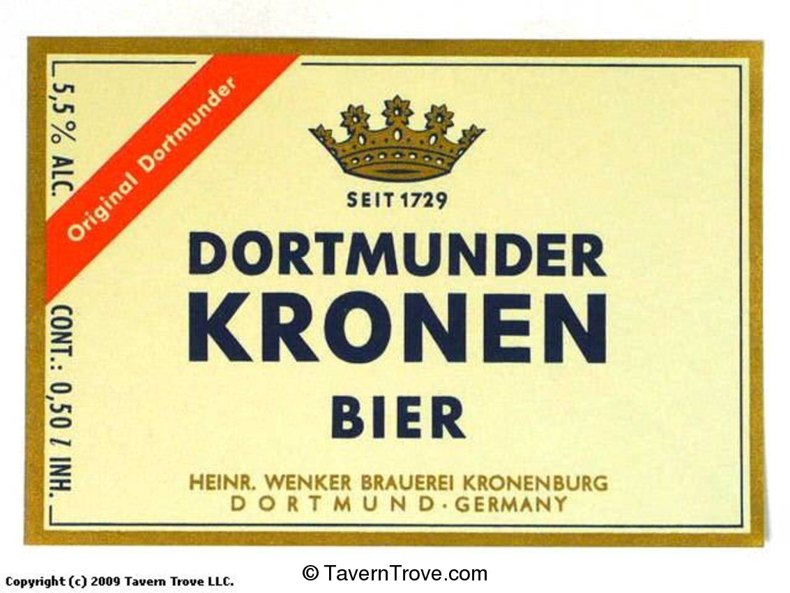 Dortmunder Kronen Bier