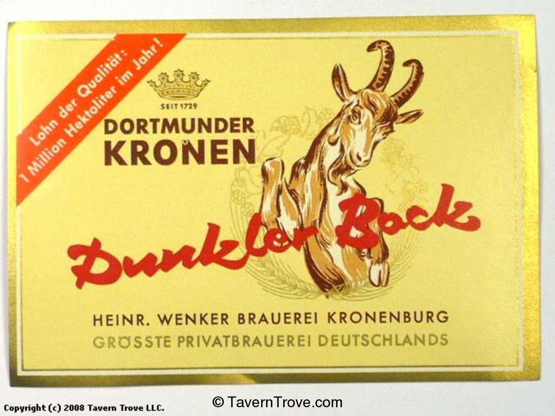 Dortmunder Kronen Dunkler Bock