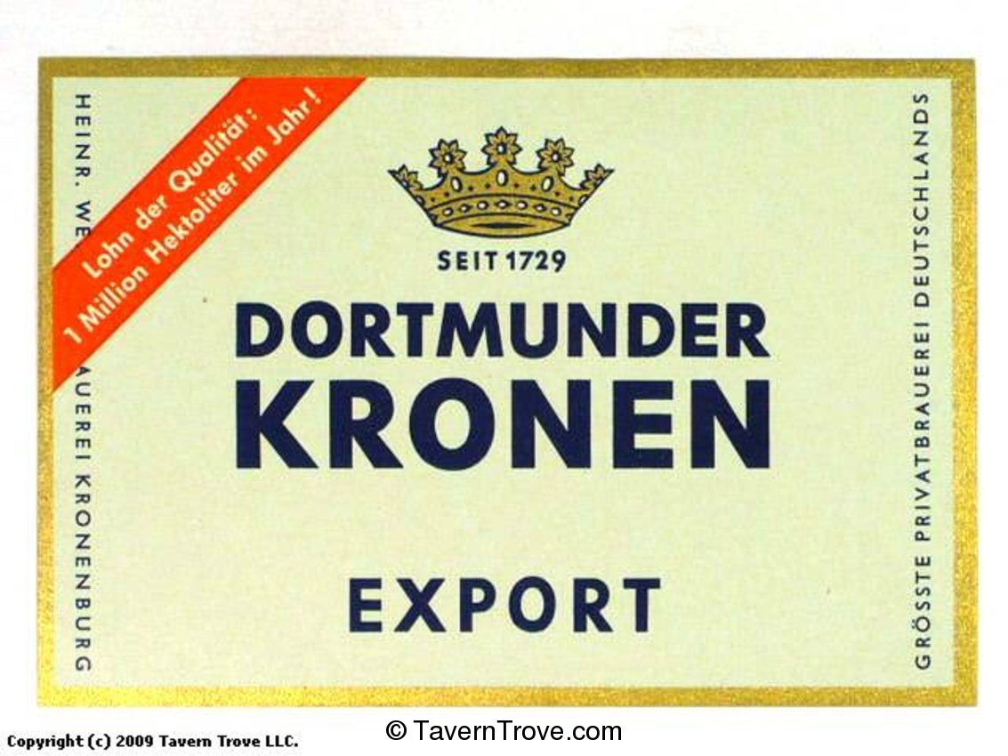 Dortmunder Kronen Export