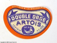 Double Orge Artois (Neck Label)