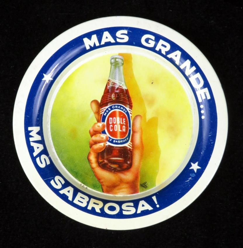 Double Cola Mas Sabrosa Tin Tip Tray Mexico