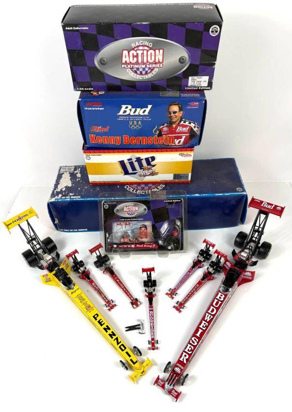 Dragsters Action Toys Beer-themed lot of Seven