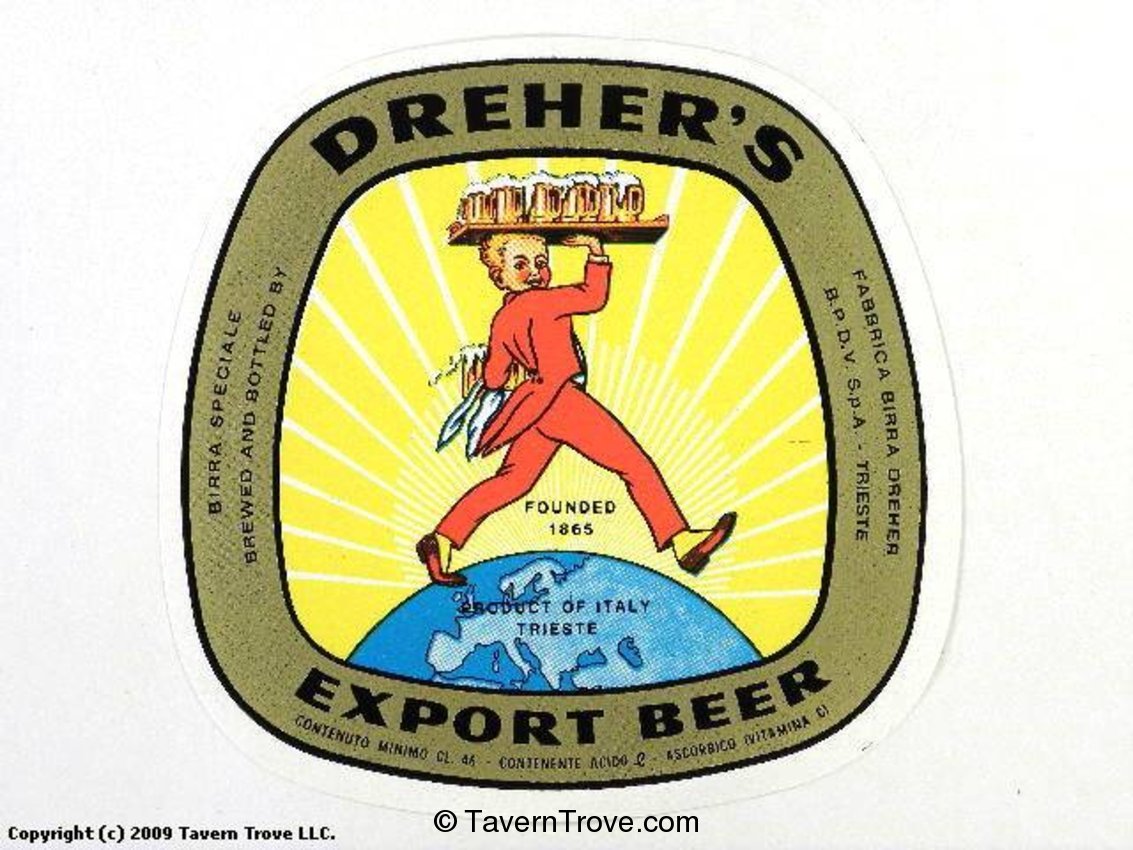 Dreher's Export Beer