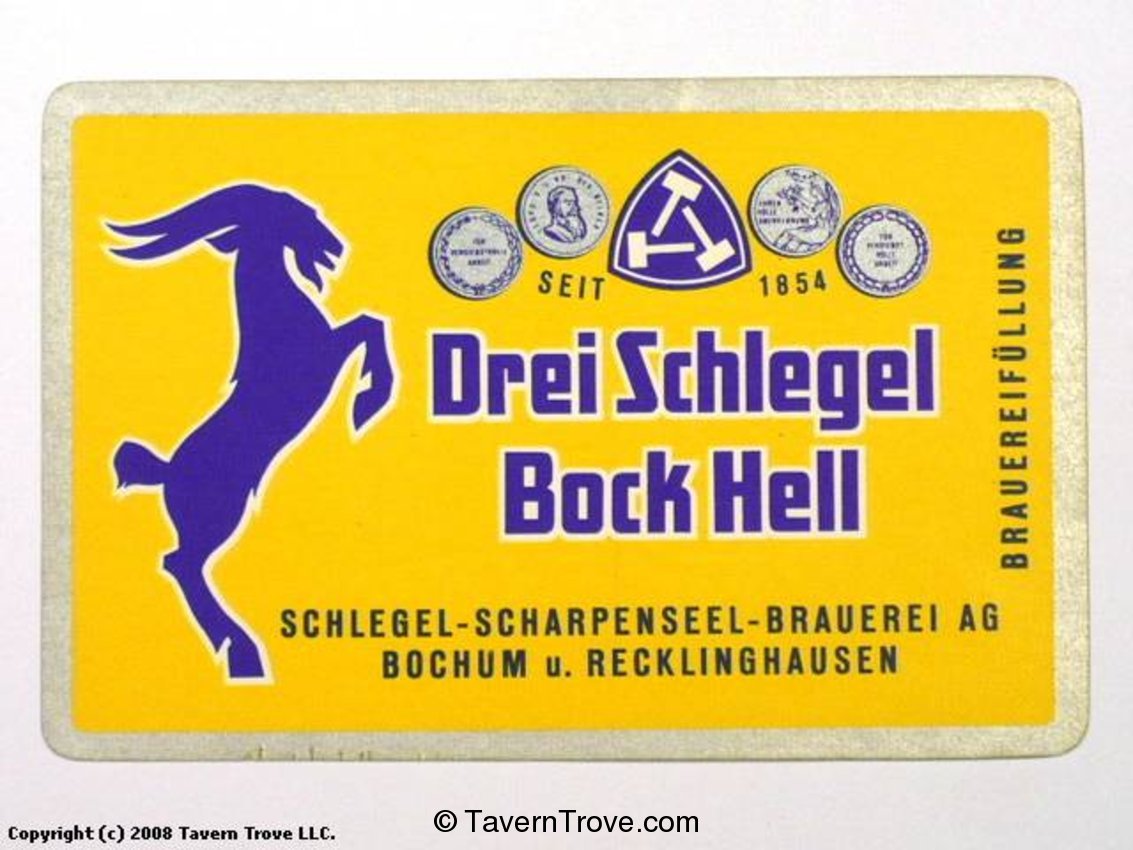 Drei Schlegel Bock Hell