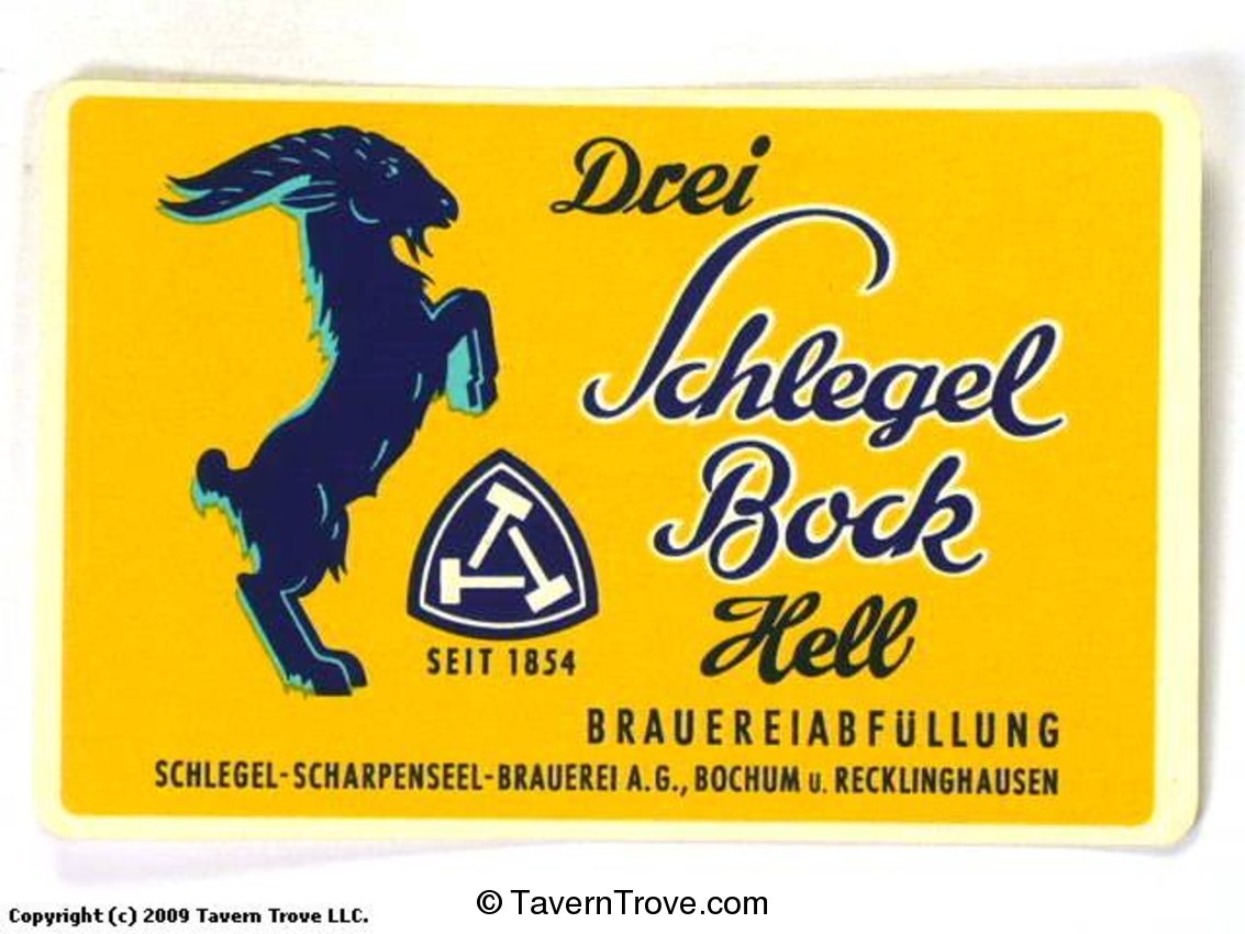 Drei Schlegel Bock Hell