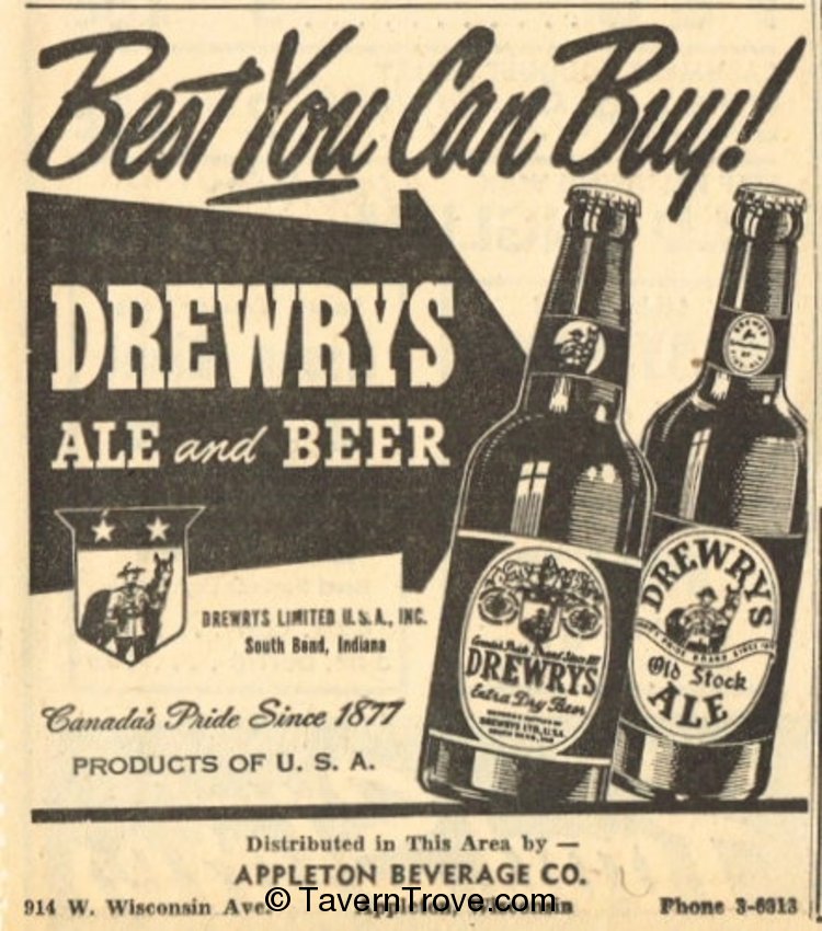 Drewrys Ale and Beer