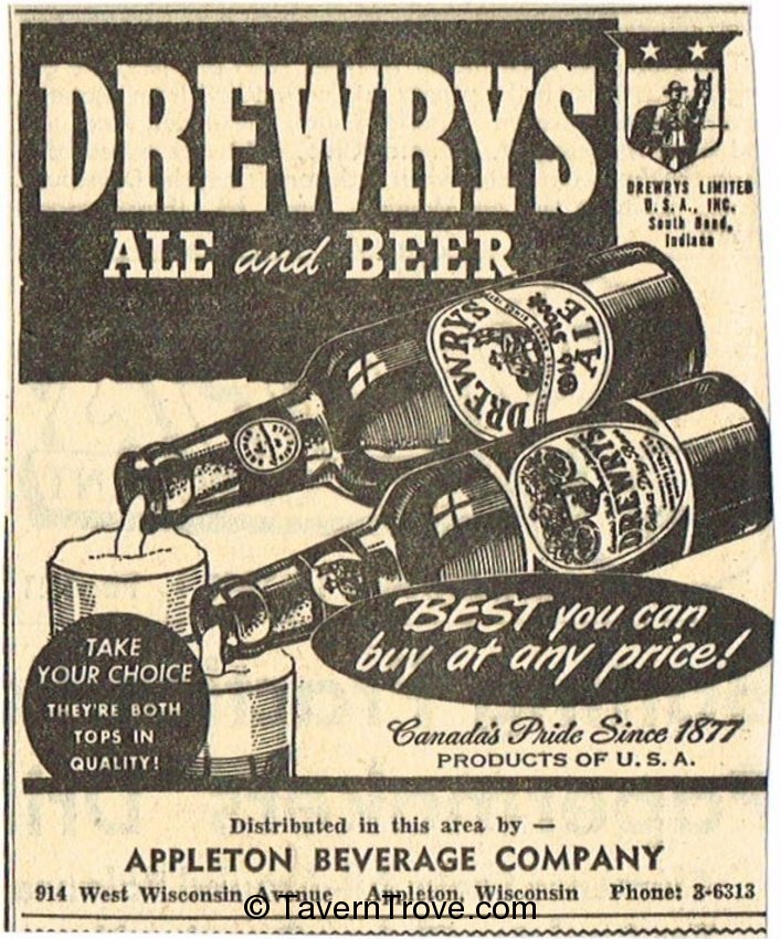 Drewrys Ale and Beer