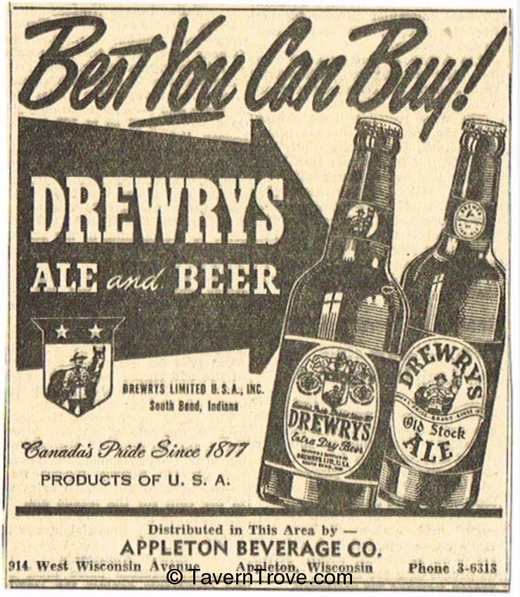 Drewrys Ale and Beer