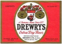 Drewrys Extra Dry Beer 