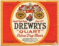 Drewrys Extra Dry Beer 