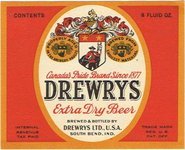Drewrys Extra Dry Beer 