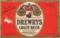 Drewrys Lager Beer 