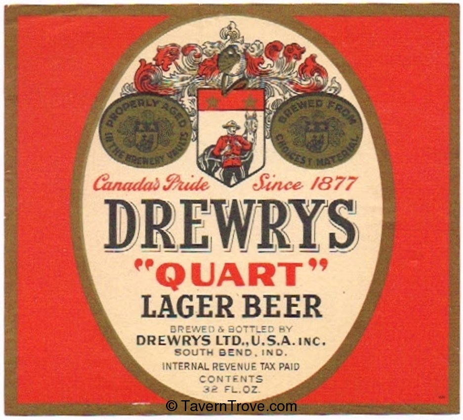 Drewrys Lager Beer